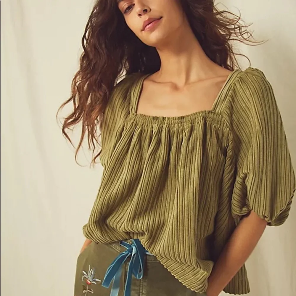 free people Raquel Cord Top SZ M